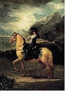 Francisco de Goya Equestrian portrait of Maria Teresa de Vallabriga oil